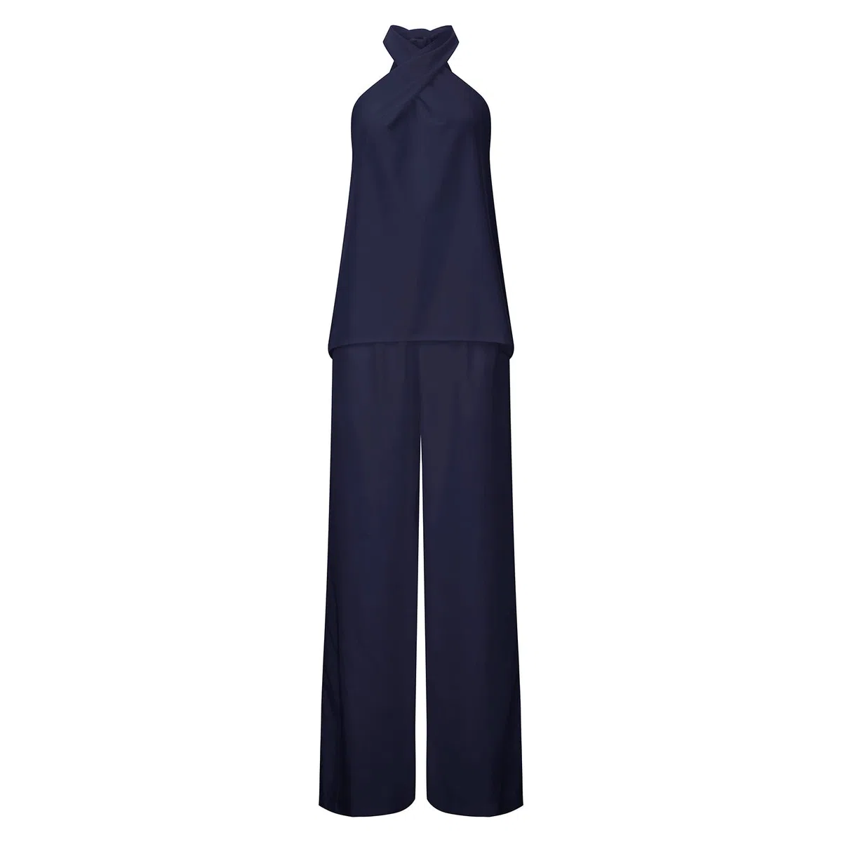 MJGkhiy Tuta da Cerimonia Donna Eleganti Senza Maniche Camicia + Pantaloni Set Trasparente Larghi Curvy Completo Abito da Sera in 2 Pezzi Completo Cerimonia Donna Curvy
