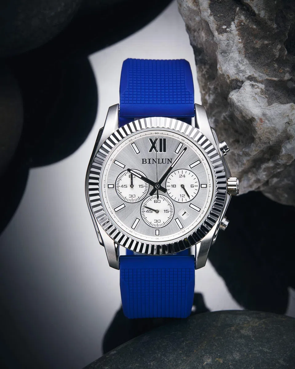 BINLUN Cinturini per Orologi in Silicone Cinturini di Ricambio per Smartwatches 18mm 19mm 20mm 21mm 22mm 24mm Cinturino in Gomma a Sgancio Rapido per Uomo e Donna con 8 Colori