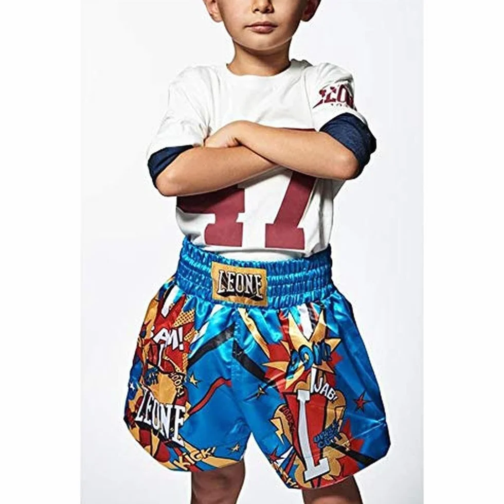 Leone 1947 - Hero, Shorts Thai JR Hero - ABJ02 Unisex - Bambini e Ragazzi