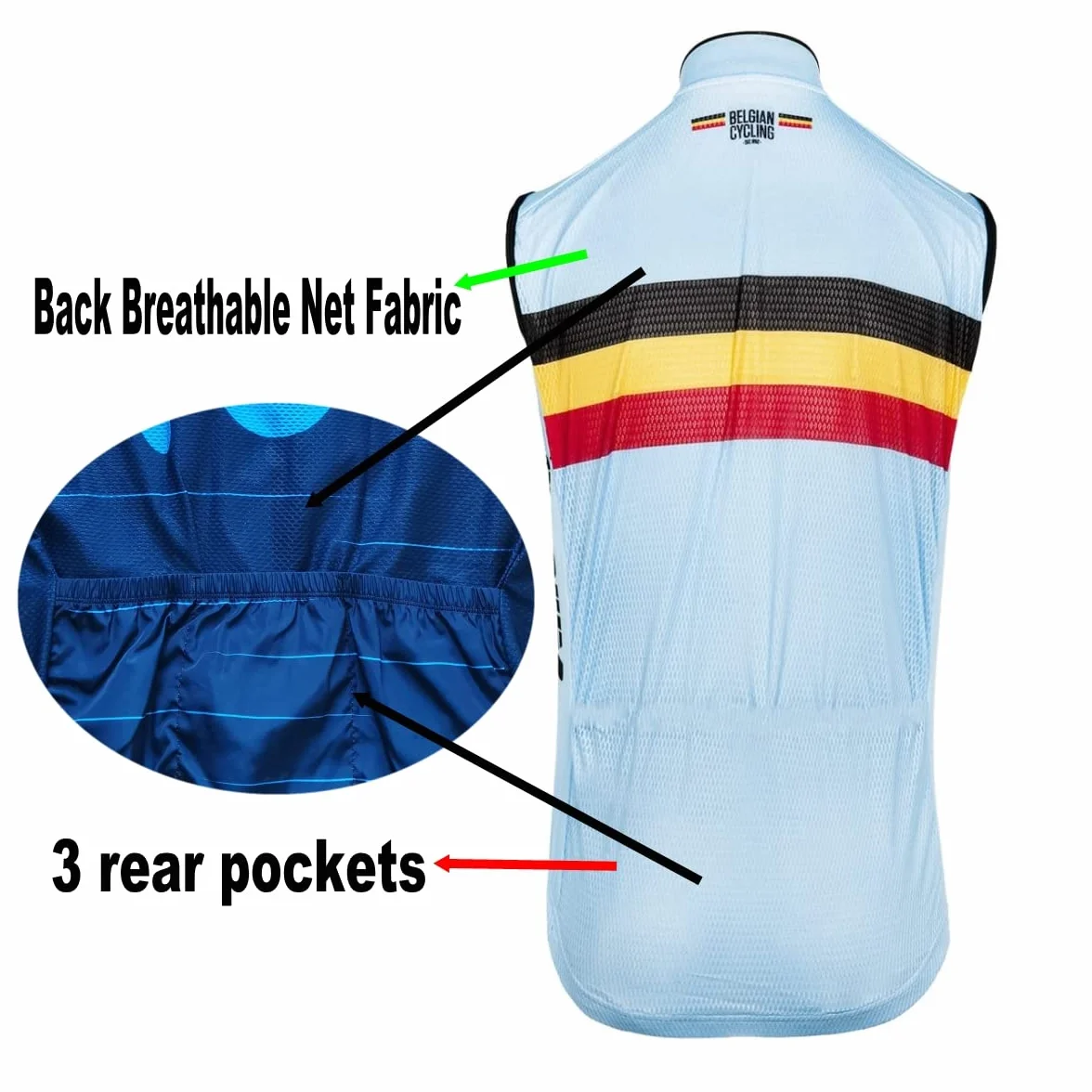 2022 world tour pro team Uomini Ciclismo Wind Vest,Windbreaker Bike Gilet Antivento MTB Senza Maniche Abbigliamento