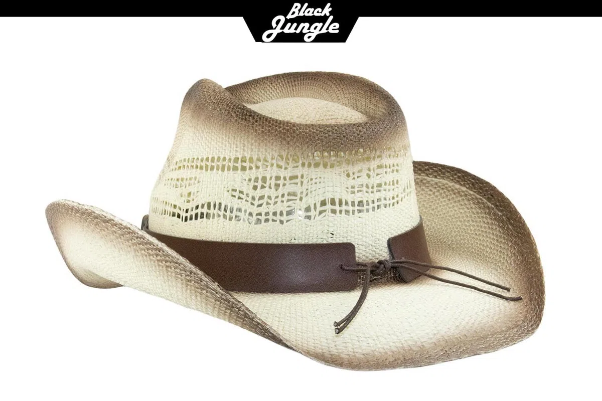 Black Jungle Manas - Cappello estivo in paglia, per attività all'aria aperta, per il tempo libero