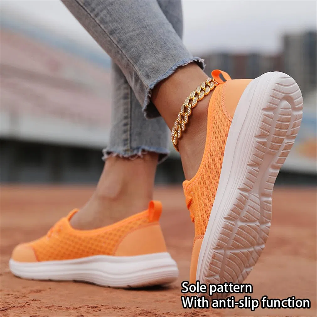 Scarpe Ortopediche Comode con Suola Morbida in Rete, Sneakers Casual Leggere E Traspiranti da Donna, Scarpe Casual Facili da Indossare, Ballerine con Supporto Plantare