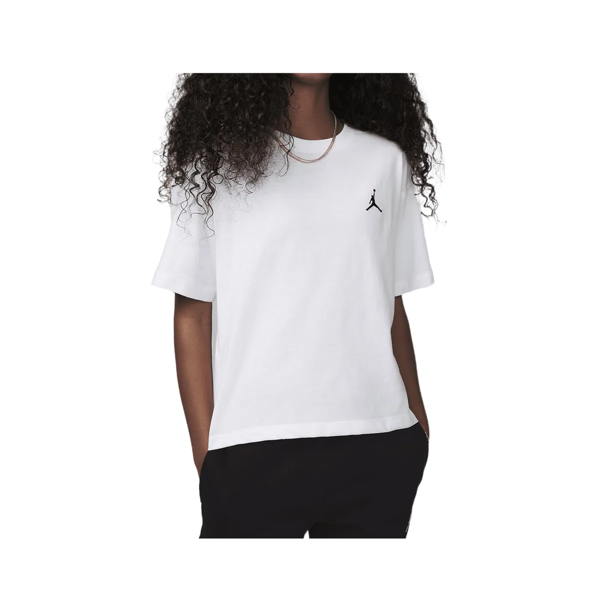 Nike Jdg MJ Brklyn Essentials SS Te Camice Medico Bambine e Ragazze