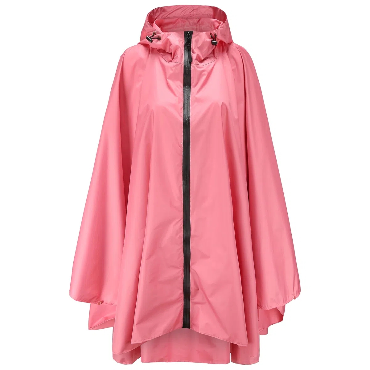 NUUR - Poncho antipioggia da donna, unisex, impermeabile, per festival, riutilizzabile, con cappuccio, per trekking, ciclismo, attività all’aria aperta, multiuso