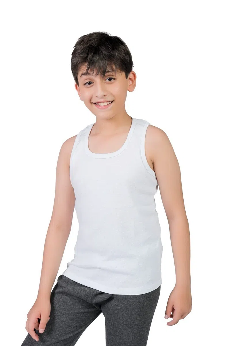 orbiz Confezione da 5 canottiere per bambini | 100% puro cotone interlock gilet | canottiere senza maniche canotte canotte canotte canottiere 3-13 anni