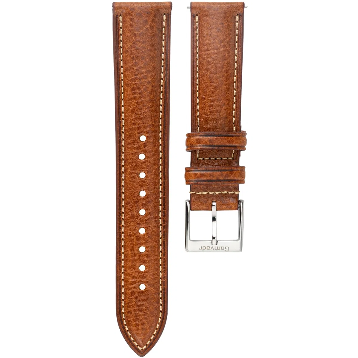 Cinturino in pelle conciata al vegetale, cinturino in pelle 20 mm, 16 18 19 20 XL 21 22 XXL