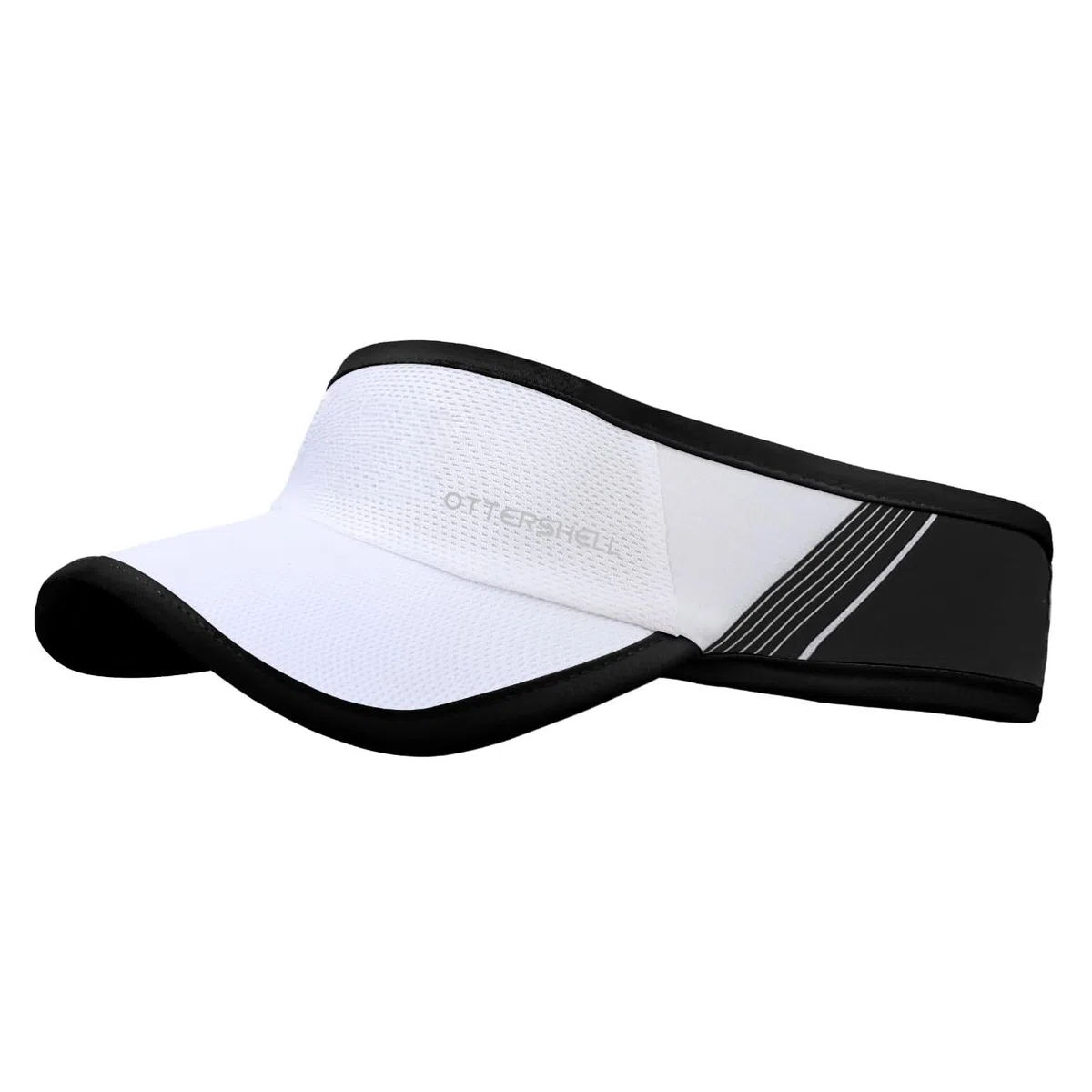 OTTERSHELL Visiera parasole sportiva, protezione UV UPF 50+, asciugatura rapida, fascia traspirante per corsa, golf, tennis