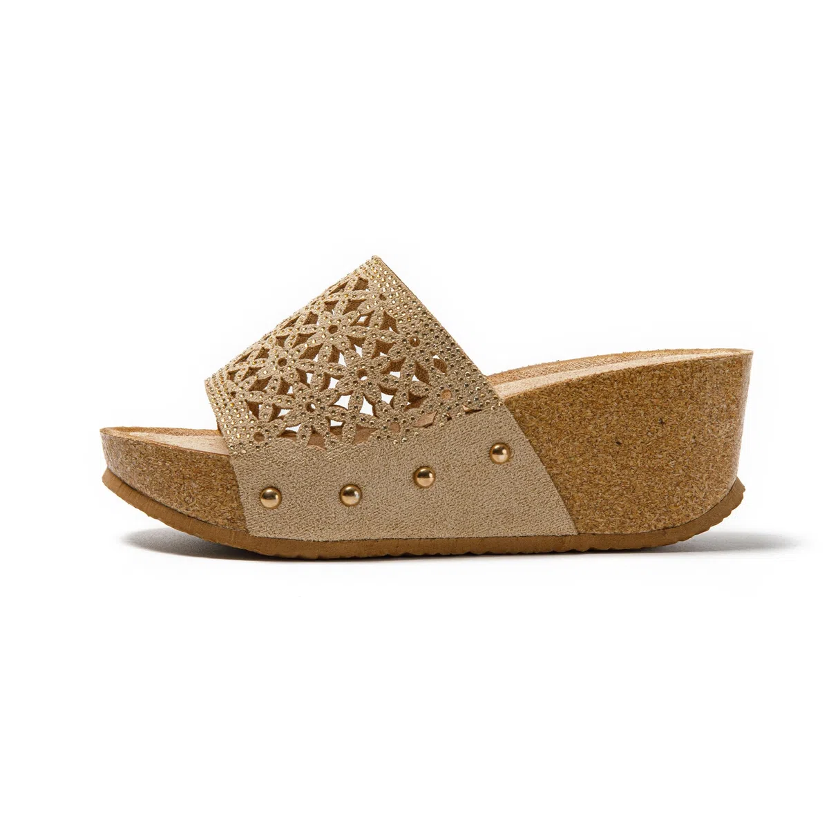 JOMIX Ciabatte Estive da Donna Sandali Zeppa Suola Antiscivolo Eleganti e Alla Moda SD9515