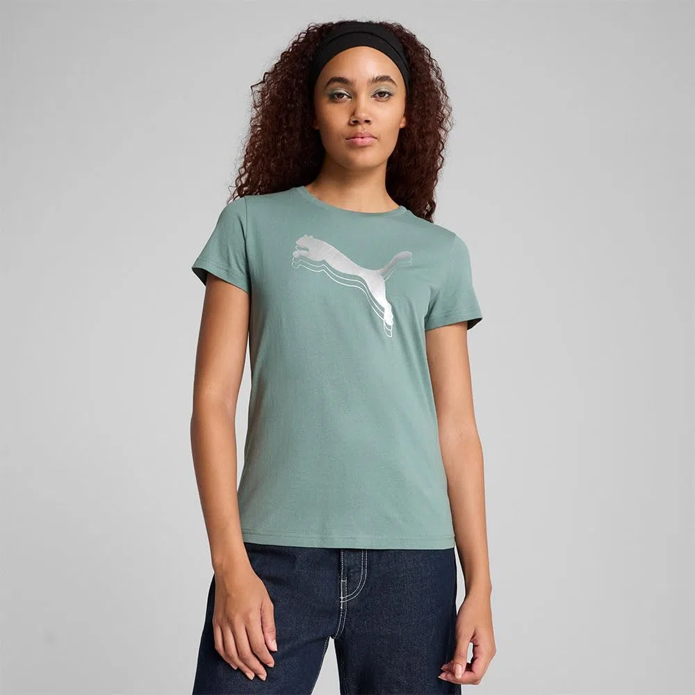 Puma Ess Metallic Tee Sportstyle Core Donna (Pacco da 1)