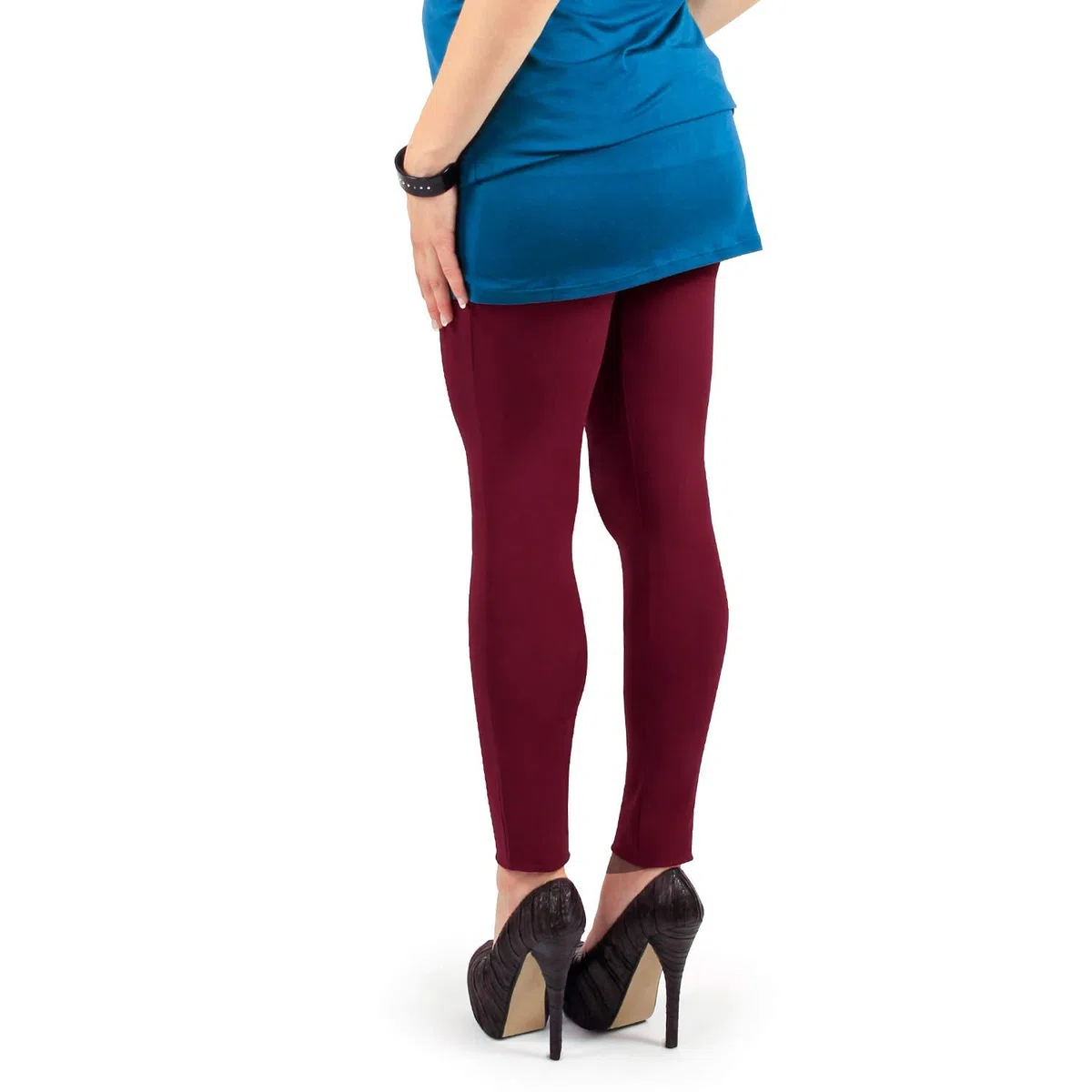 Paris - Leggings Premaman Coprenti, Morbido Cotone Elasticizzato, Ottima vestibilità, Tanti Colori, Lungi Fino alla Caviglia - Made in Italy
