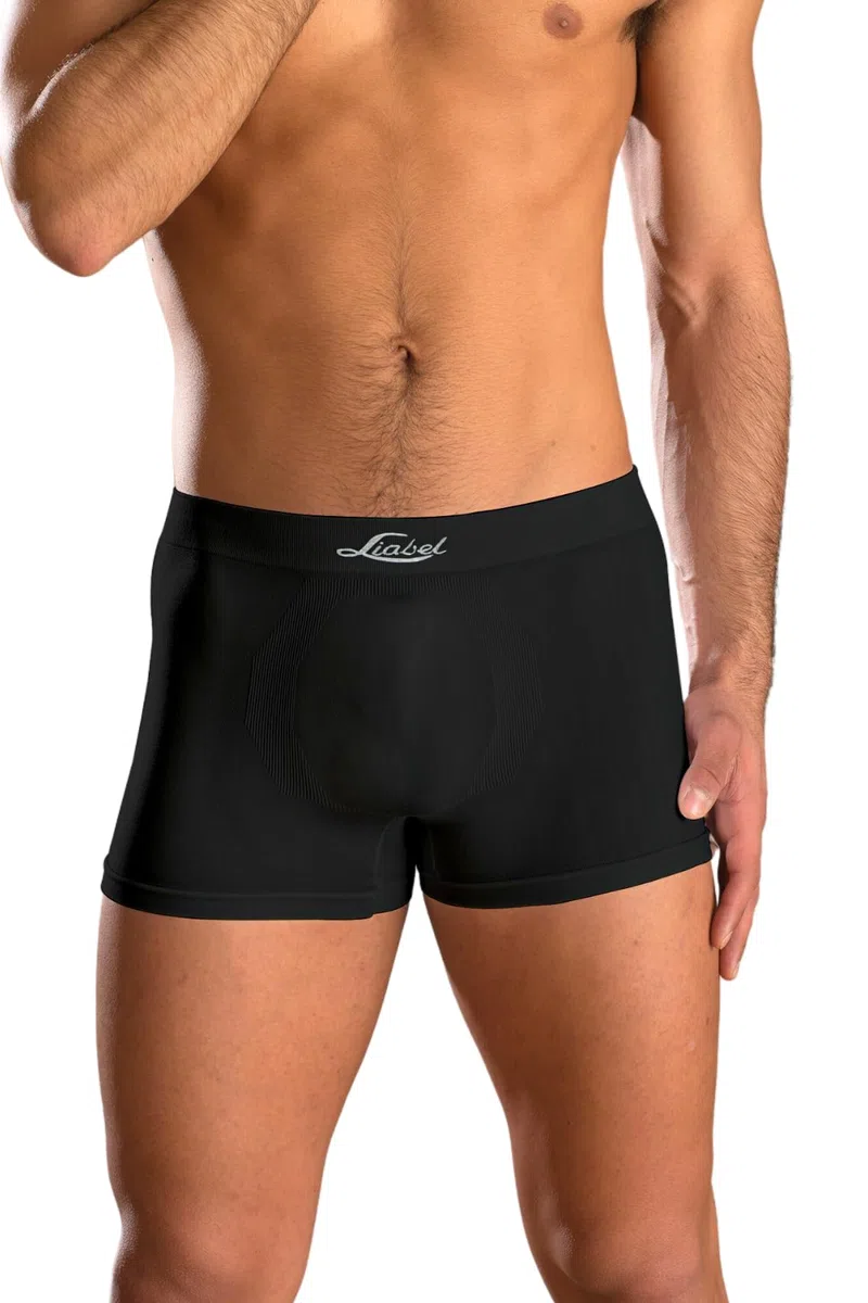 Liabel Boxer Uomo Microfibra Senza Cuciture (Confezione da 6) Mutande Uomo Aderenti Made in Italy con Elastico No Stress