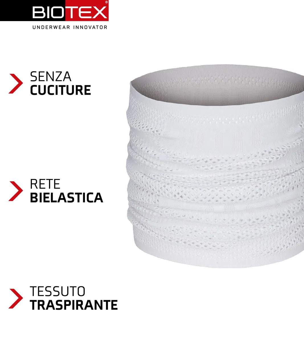 BIOTEX Tubolare Summerlight Multifunzione Ultraleggero, Fascia Paracollo Leggera e Traspirante per ogni Sport, Intimo Tecnico Sportivo