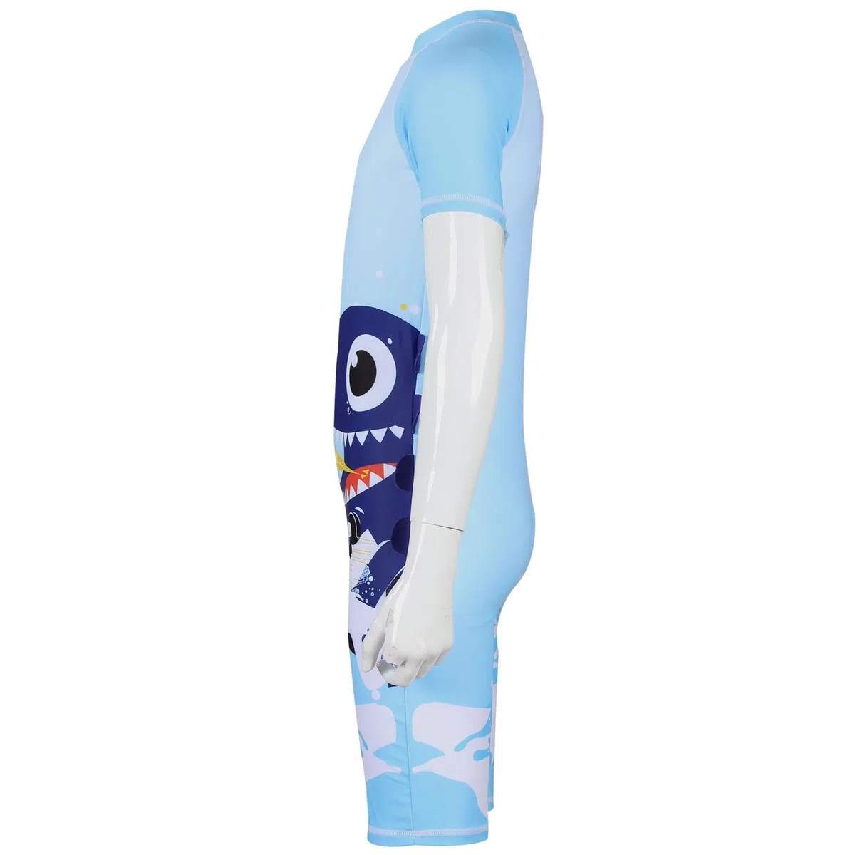 A2Z 4 Kids Costume da bagno intero per ragazzi e ragazze, a maniche corte, ad asciugatura rapida, motivo dinosauro, squalo, per bambini, piscina, spiaggia, giochi d'acqua, abbigliamento per le vacanze