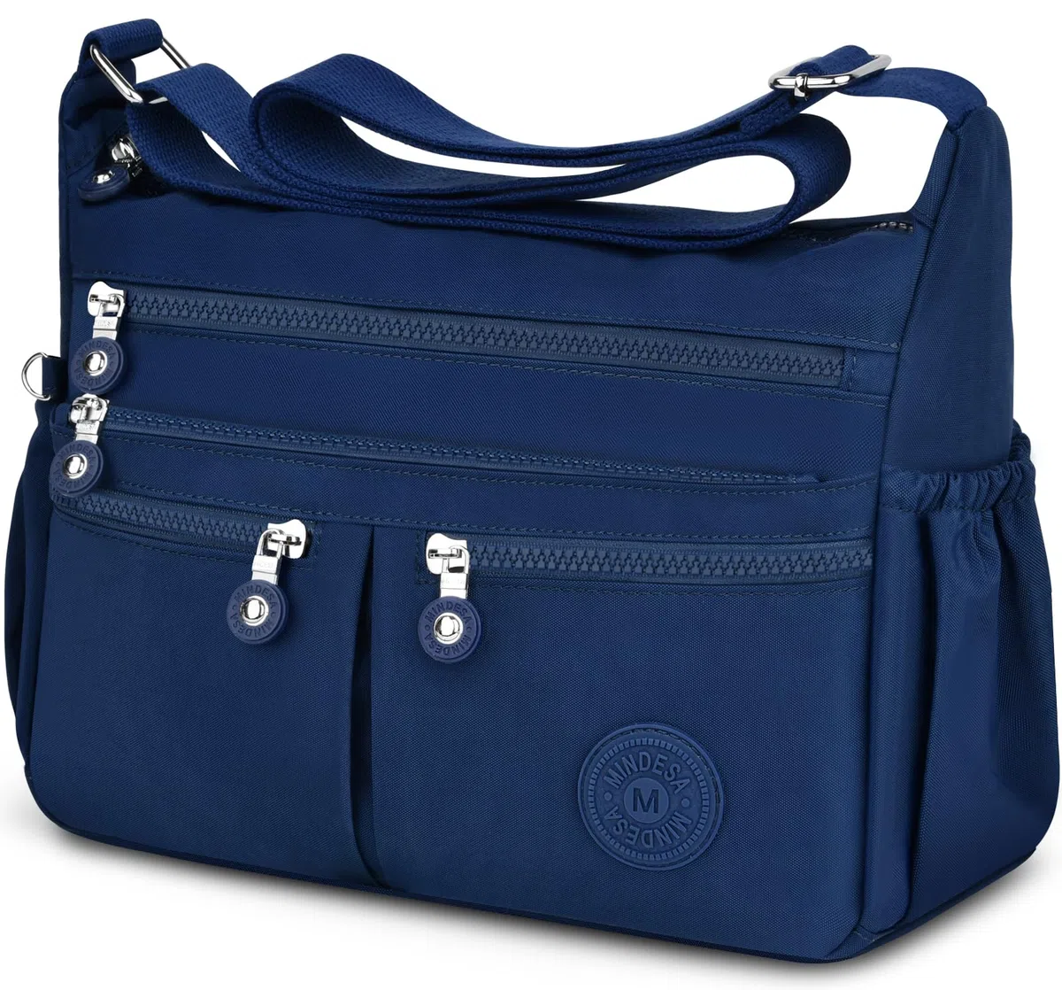 TEUEN Borsa Tracolla Donna Media Borse a Spalla Borsetta in Nylon Impermeabile Messaggero Borsa Crossbody di Grande Capacità con Multitasche per Lavoro Sportiva Scuola Viaggio