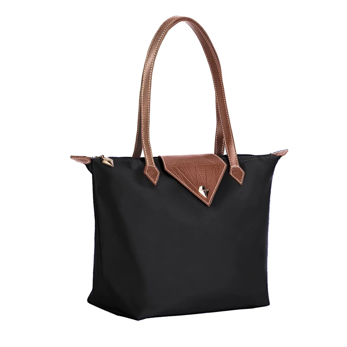 Borsa a mano da donna elegante borsa a tracolla in nylon impermeabile pieghevole da viaggio per spiaggia lavoro shopping grande