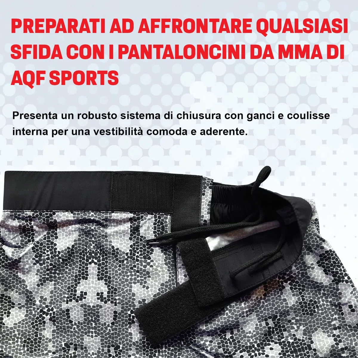AQF Pantaloncini Uomo, Boxe Pantaloncini, Pantaloncini Uomo Sportivi, Pantaloncini Muay Thai per Boxe Allenamento, MMA UFC Pantaloncino da Lotta in Gabbia Grigio Camo