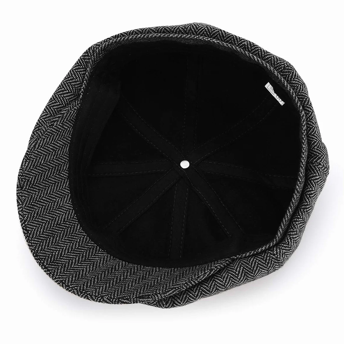 Newsboy cap Coppola Uomo - Berretto a 8 Spicchi Piatto Berretto Lana Uomo 56-62 cm - Peaky Irish Gatsby Wool Felt Ivy cap