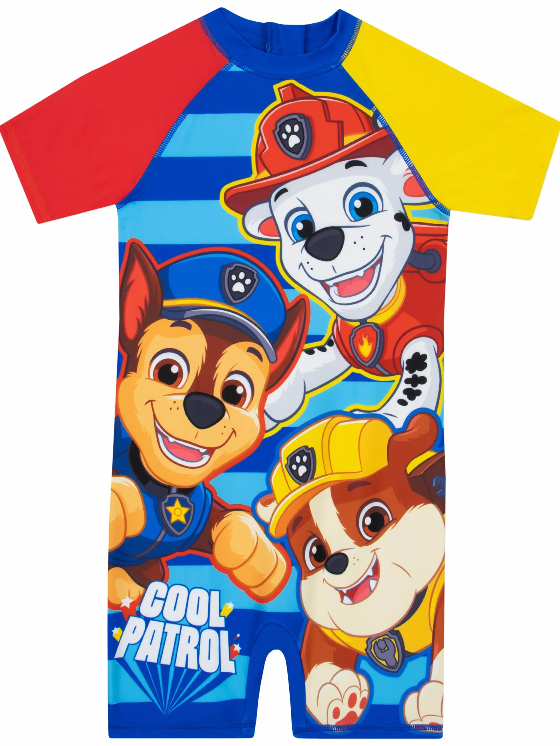 Paw Patrol Costume Piscina Bambino | Costume Bagno Rubble Marshall e Chase | Costumi Interi