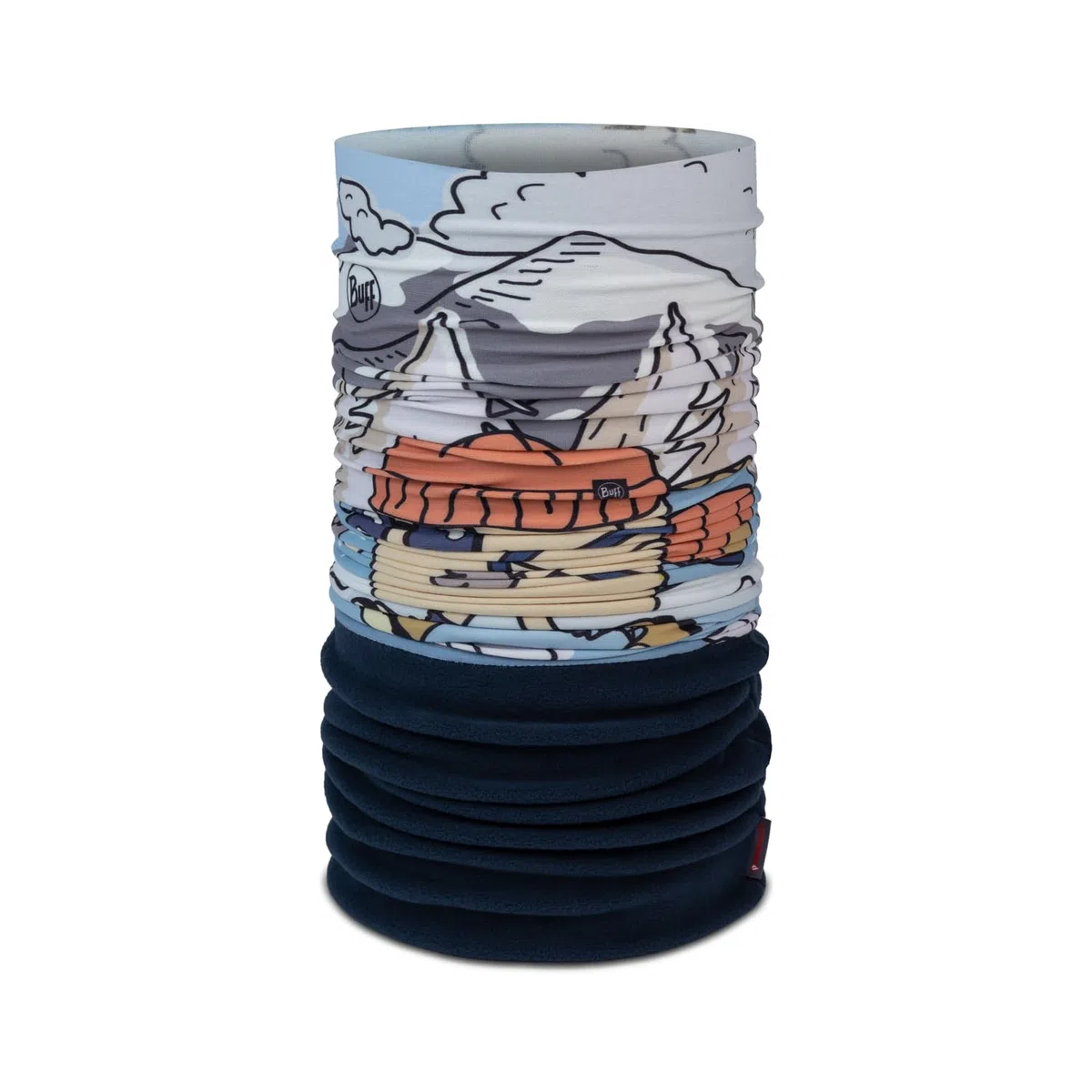 Buff Polar Sciarpa Multifunzionale Scaldacollo Bambino Ragazza, Multifunzionale, Caldo, Fodera, Confortevole, Morbido, Taglia Unica, Blu