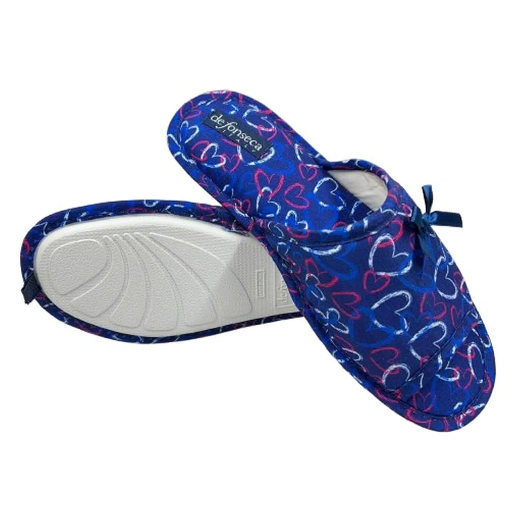 de fonseca Pantofole Donna cotone Punta Aperta Linea Ragazza Tela Cotone Primavera/Estate