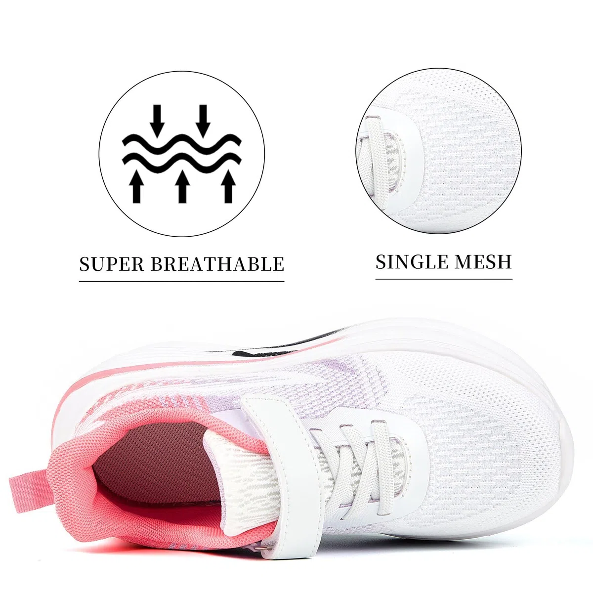 Sneaker Casual Bambino Ragazze Ragazzi Scarpe da Ginnastica Bambini Scarpe Ginnastica Tennis Leggero Scarpe Sportive Interno all'Aperto Scarpe Scarpe Corsa Bambini 28-39EU