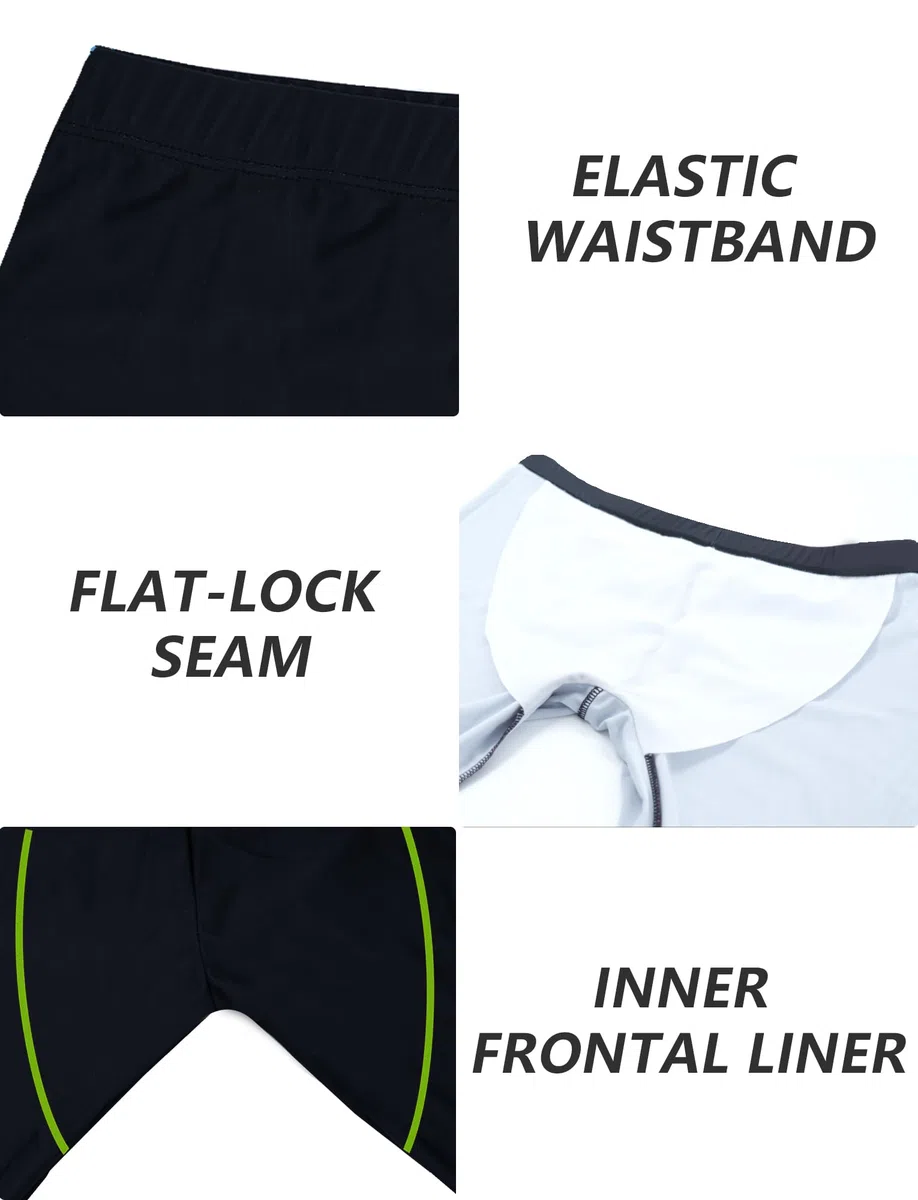 FEOYA Jammer - Costume da bagno da uomo, ad asciugatura rapida, costume da bagno a pantaloncini, da spiaggia, surf, fitness, allenamento