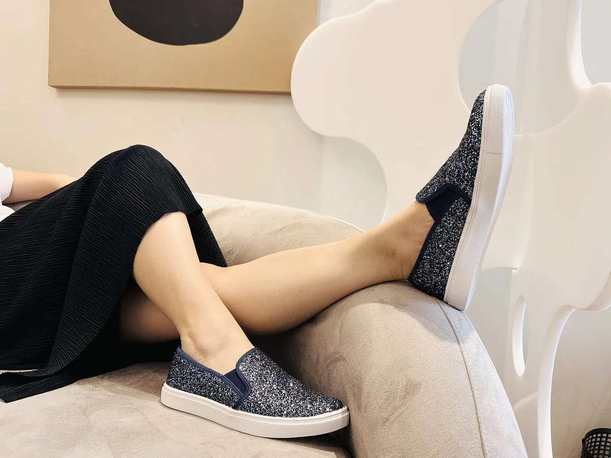 Feversole Women's Fashion Slip-On Sneaker Casual Flat Loafers,Sneakers Slip-on alla Moda per Mocassini Piatti Casual da Donna