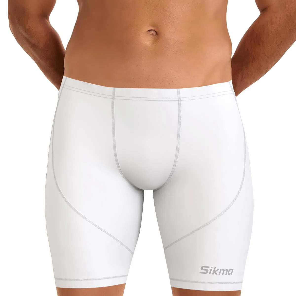 Sikma Costume da bagno da uomo Jammers Costume da bagno Pantaloncini Sportivi Boxer Costumi da bagno Boxer Pantaloncini Endurance Long Racing Training Costume da bagno