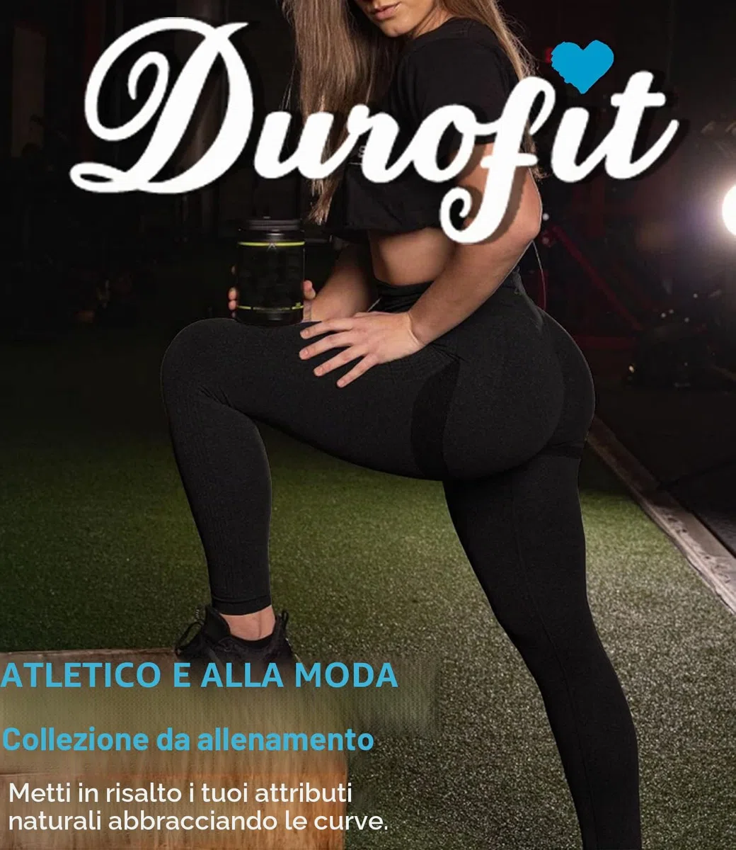 Leggins Donna Push up Leggings Sportivi Vita Alta Anticellulite Pantaloni Palestra per Fitness Yoga Pant