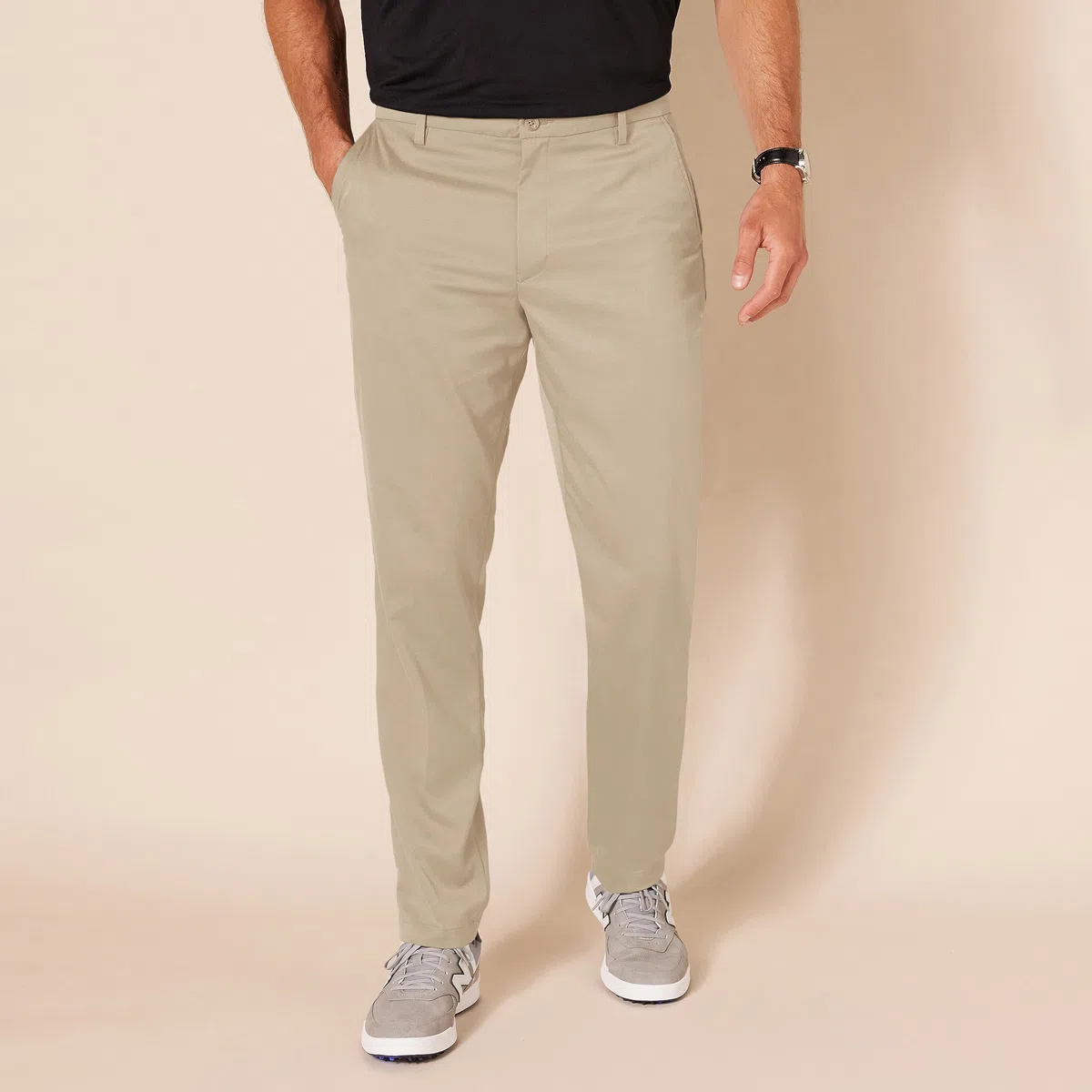 Amazon Essentials Pantaloni da Golf Elasticizzati Vestibilità Aderente da Indossare Tutto il Giorno Uomo