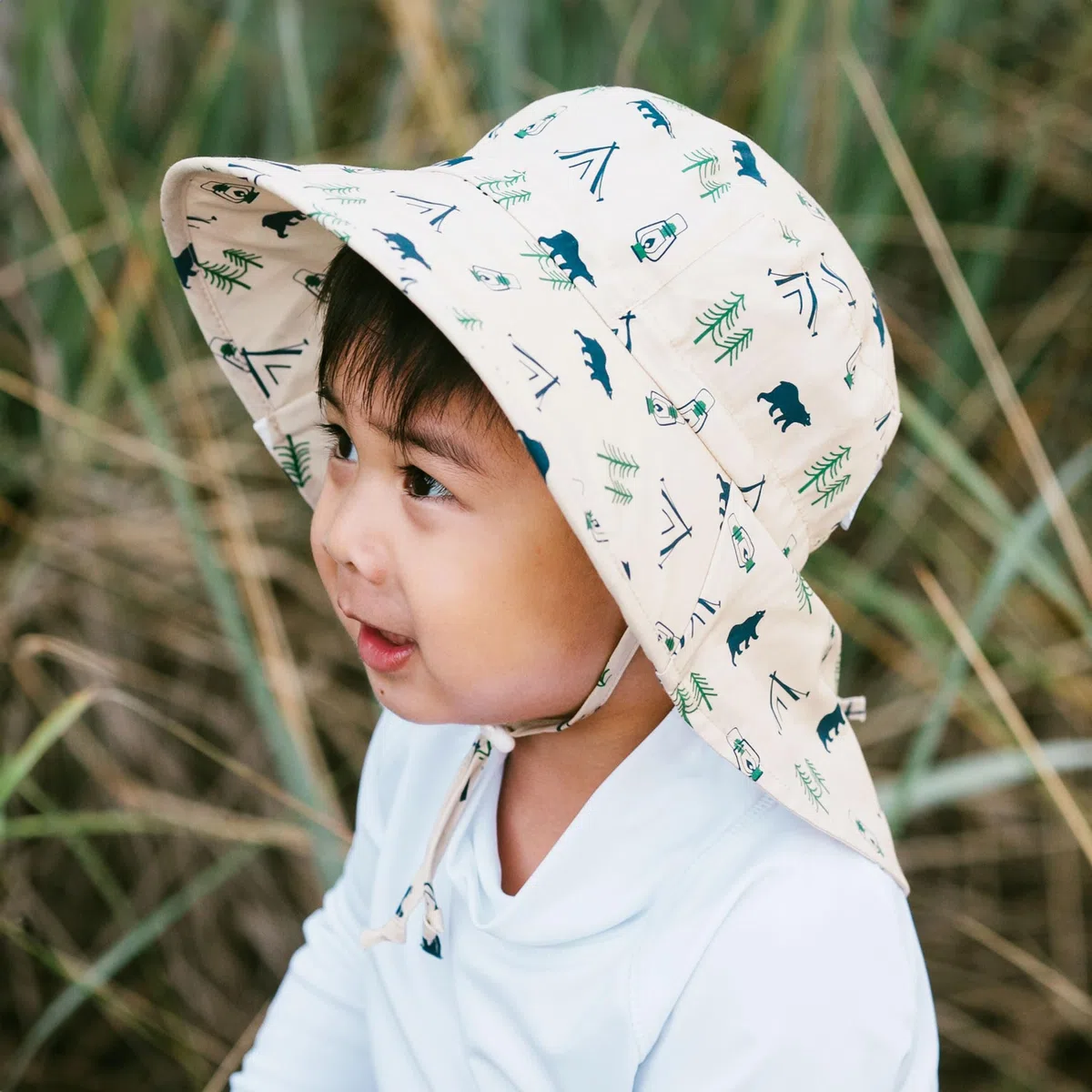 Jan & Jul Grow-with-Me Cappello da Sole in Cotone con Tesa Grande, per Neonati e Bambini