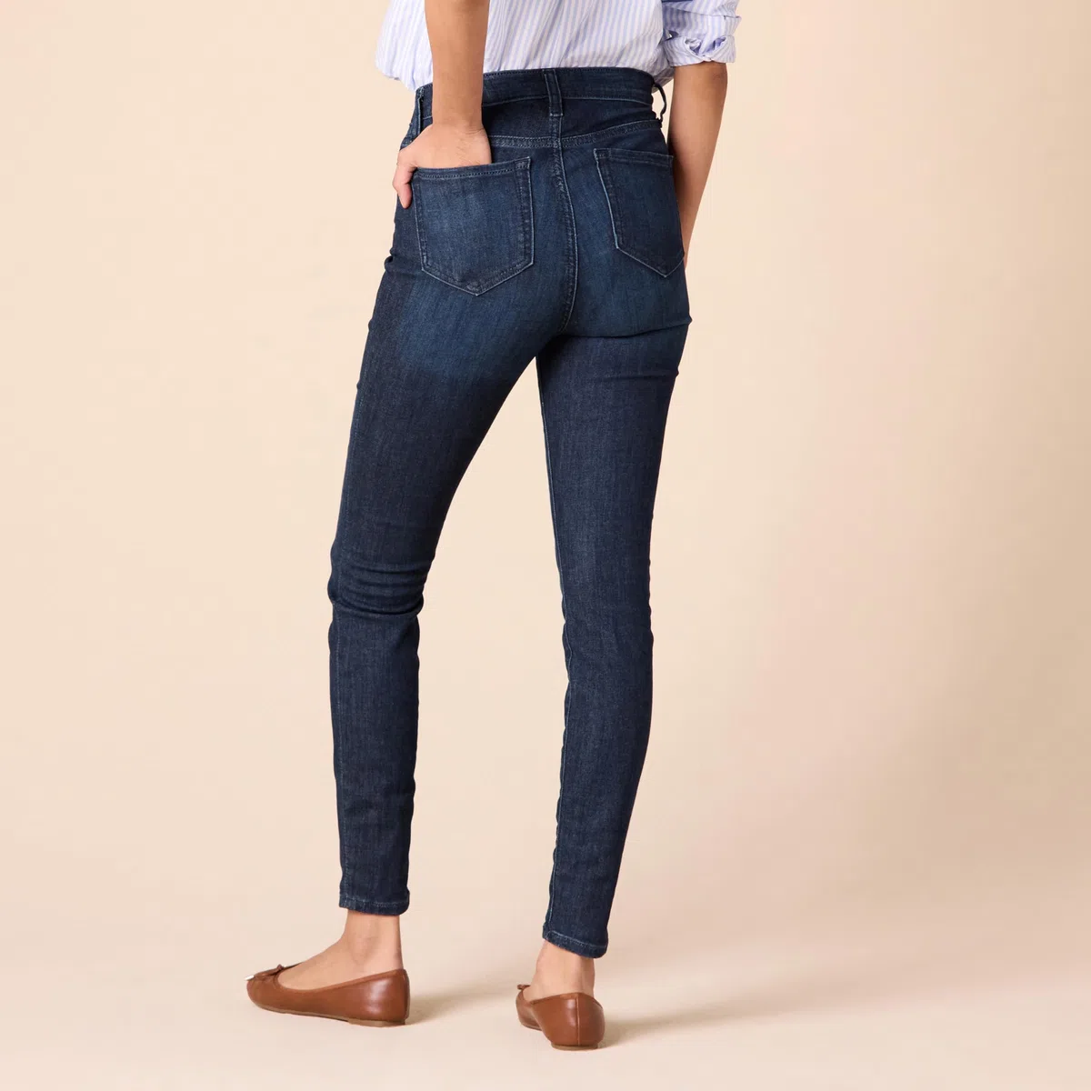 Amazon Essentials Jeans Skinny a Vita Alta - Colori Fuori Produzione Donna