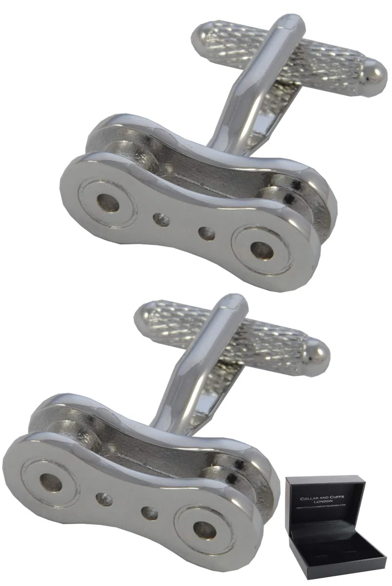 Collar And Cuffs London Cufflinks for Men Sport - with Box - Novelty Metal Designer Fun Cufflinks - Solid Brass Metal - Individual Sports - Single Personal Sport - One Pair
