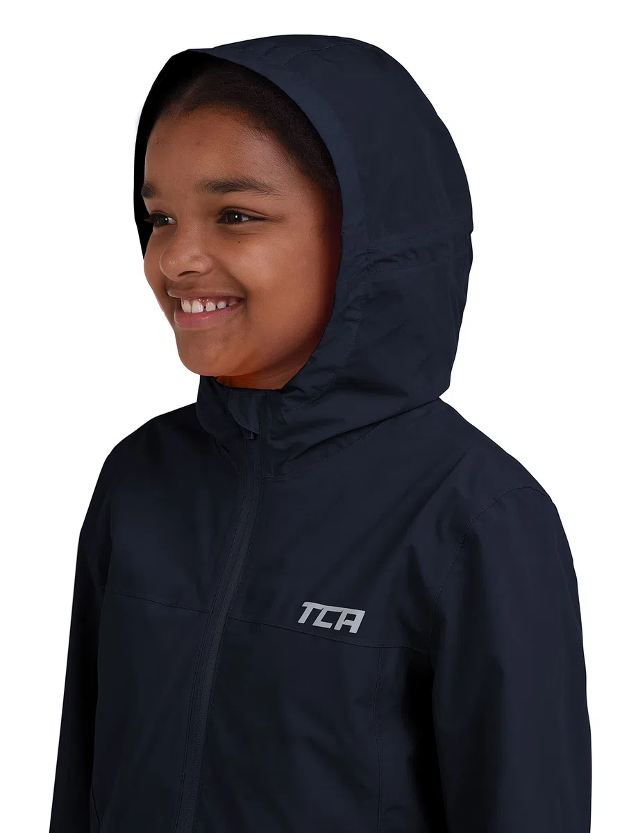 TCA AirLite 2.0 Giacca da Corsa Impermeabile Leggera da Bambina Tasche con Zip
