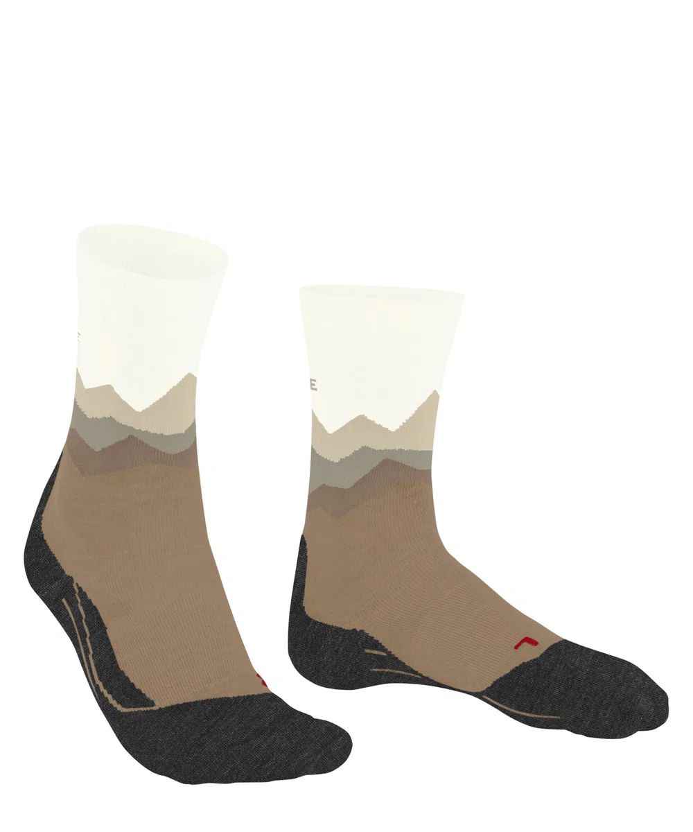 FALKE uomo TK2 calzini da escursionismo imbottitura media anti-vesciche lunghe calde calze da trekking traspiranti asciugatura rapida termoregolanti antiodore lana filo funzionale 1 paio