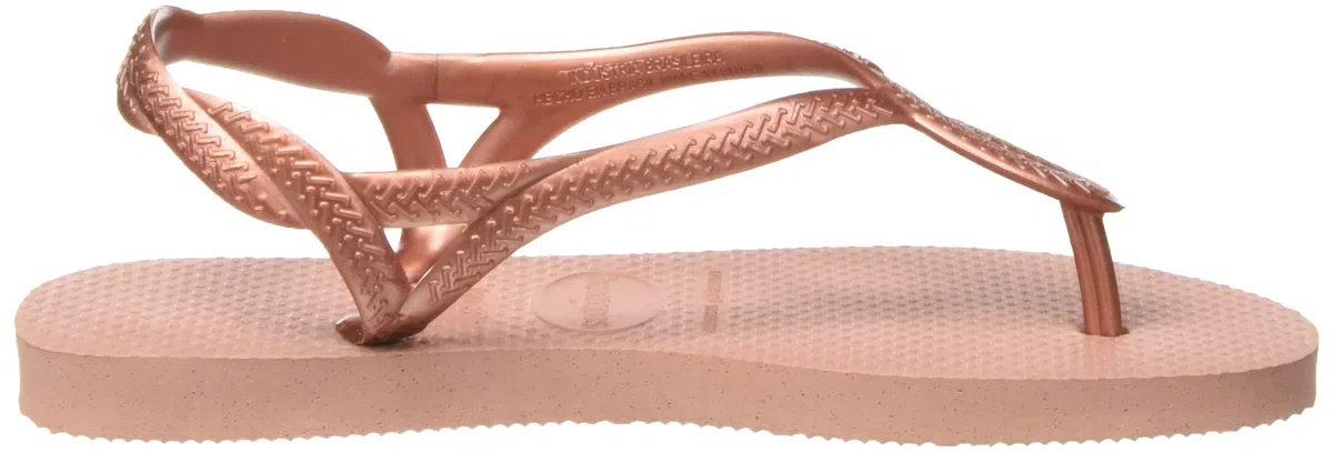 Havaianas - Kids Flores, Infradito, Comode, Resistenti E Divertenti, Suola Con Stampa Floreale, Cinghie Metalliche E Suola Antiscivolo, Bambine e ragazze