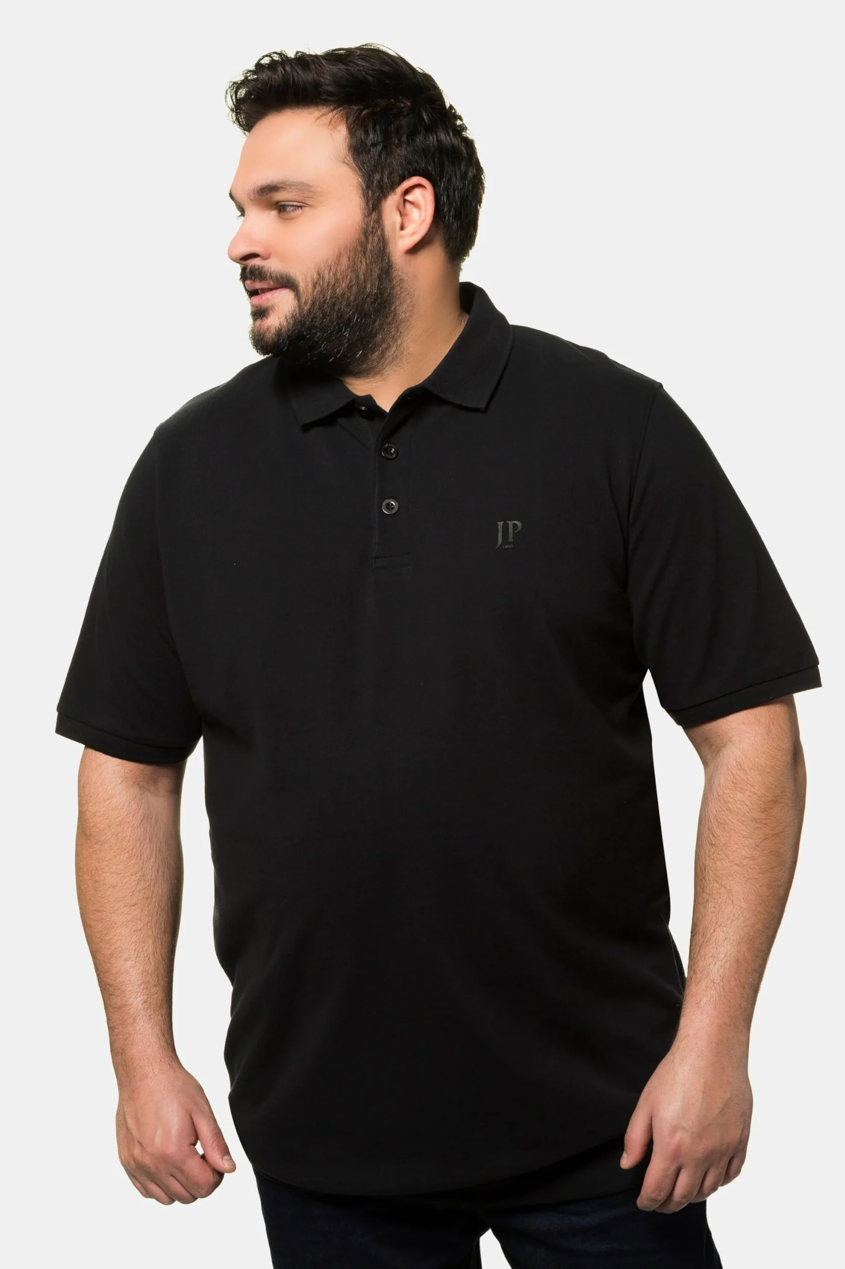 JP 1880 Maglia Polo in piqué con Taglio Speciale per l'addome 712617