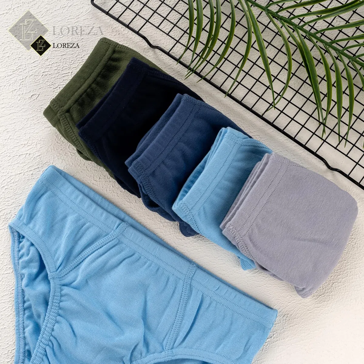 LOREZA ® 10 Slip Bambino in Cotone Ragazzi Biancheria Intimo Mutande 2-15 Anni