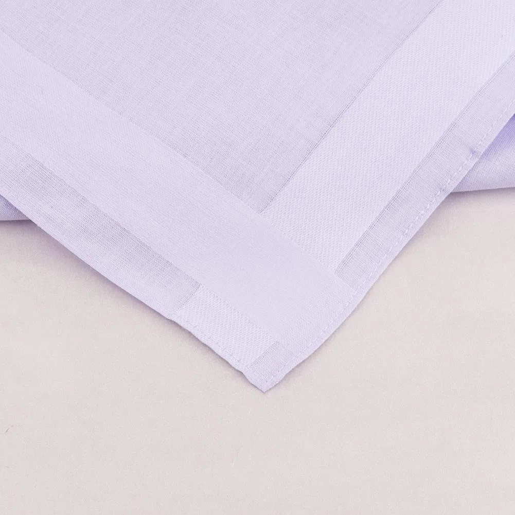 HOULIFE Fazzoletti da donna in 100% cotone 60S morbido tinta unita caramelle colore fazzoletti per festa di nozze 5/10 pezzi 16x16/40x40cm