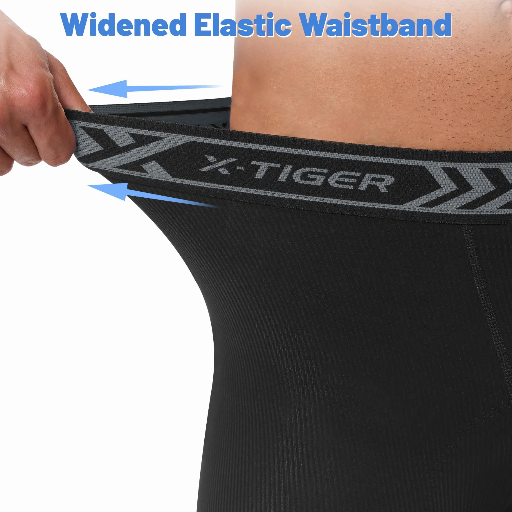X-TIGER Pantaloncini Ciclismo Uomo Spugna Imbottito Traspirante Biancheria Intimo Mutande Pantaloni MTB Boxer Bici