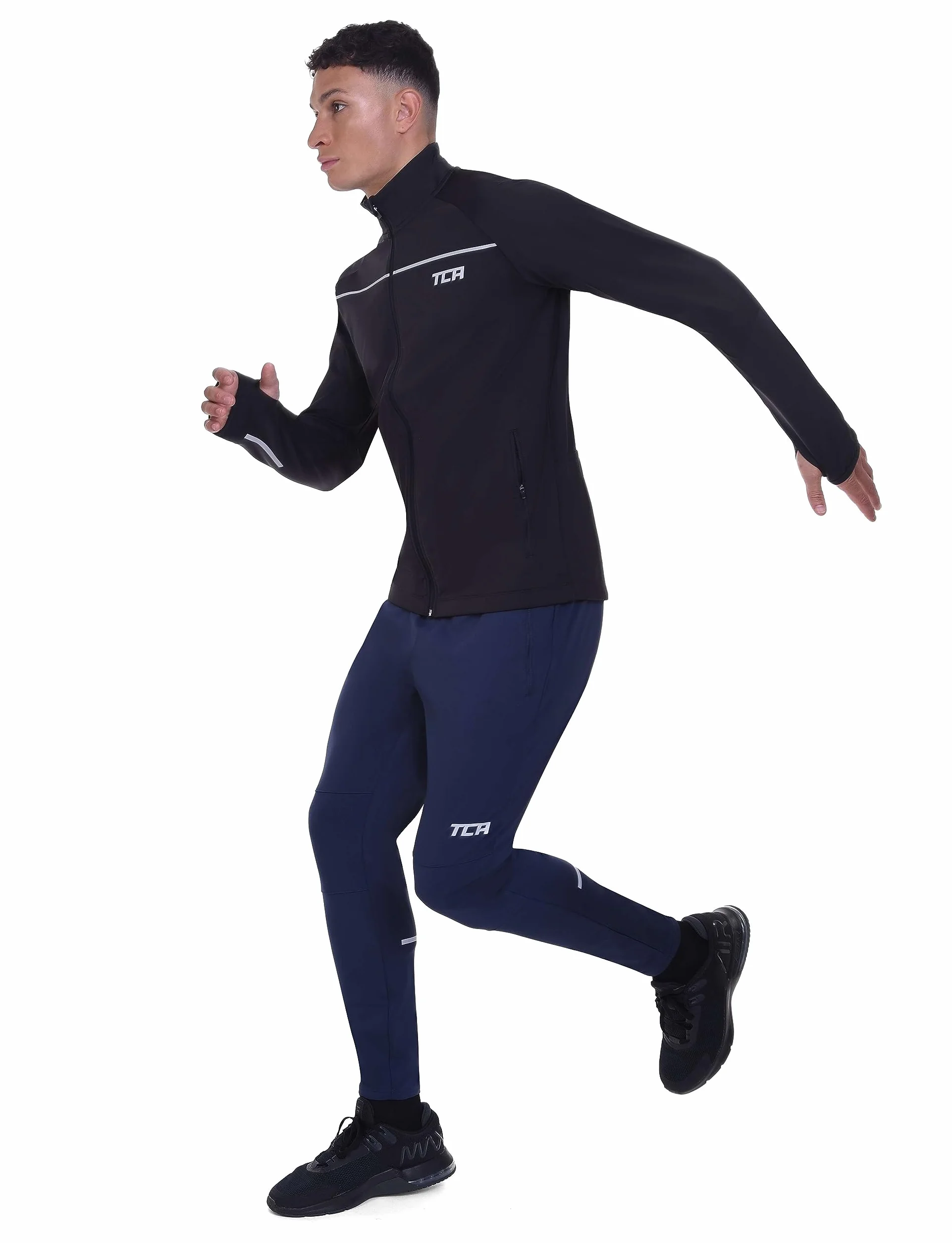 TCA Pantaloni Termici da Ciclismo Invernali per Corsa, Ciclismo, Camminata e Escursionismo con Tasche con Cerniera
