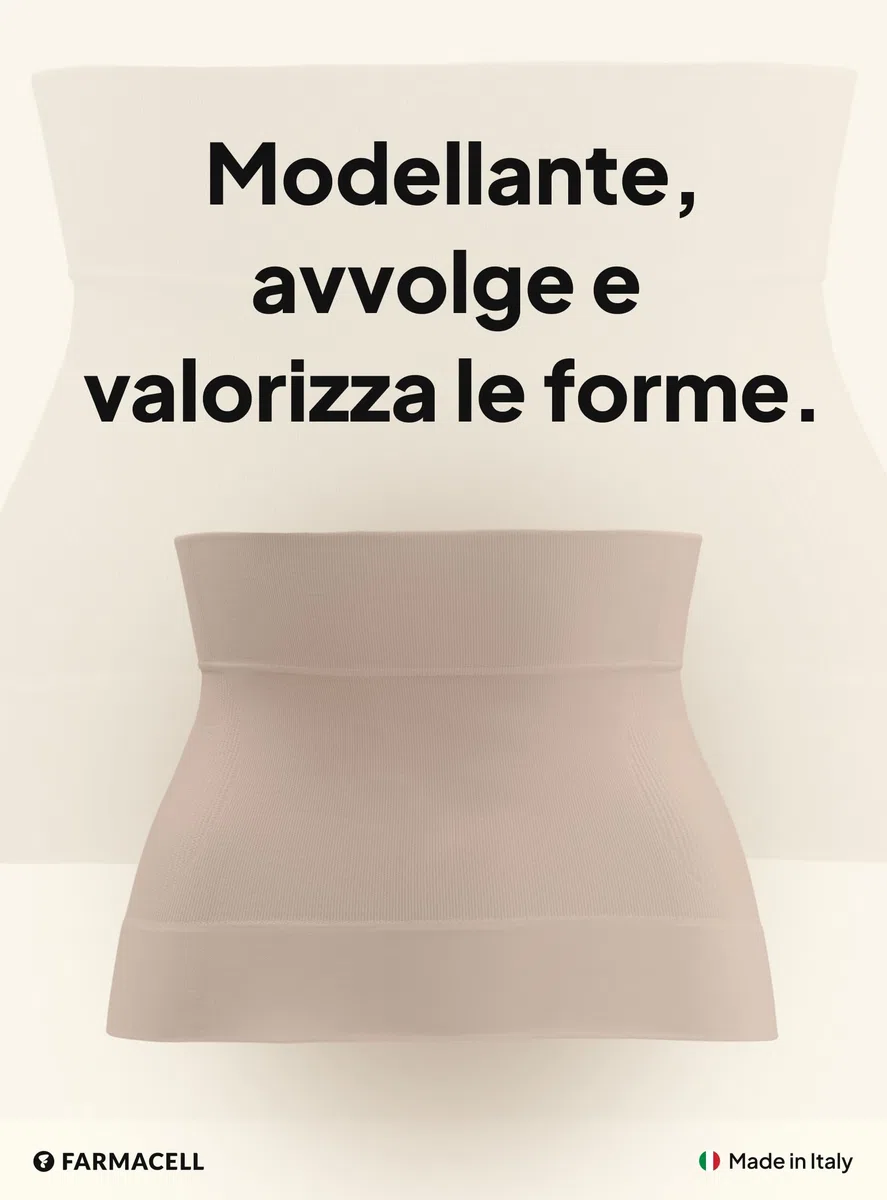 FarmaCell Pancera Contenitiva Donna, Fascia Contenitiva Pancia Piatta, Made in Italy, 605