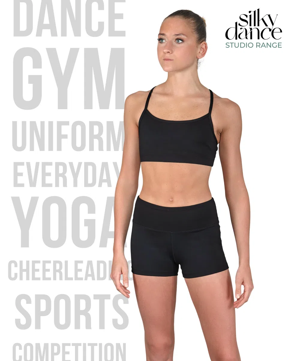 Silky Dance Pantaloncini da danza per donne e ragazze, pantaloncini a prova di squat, pantaloncini da allenamento, sport, corsa, palestra, yoga, pantaloncini a vita alta per allenamento e ciclismo