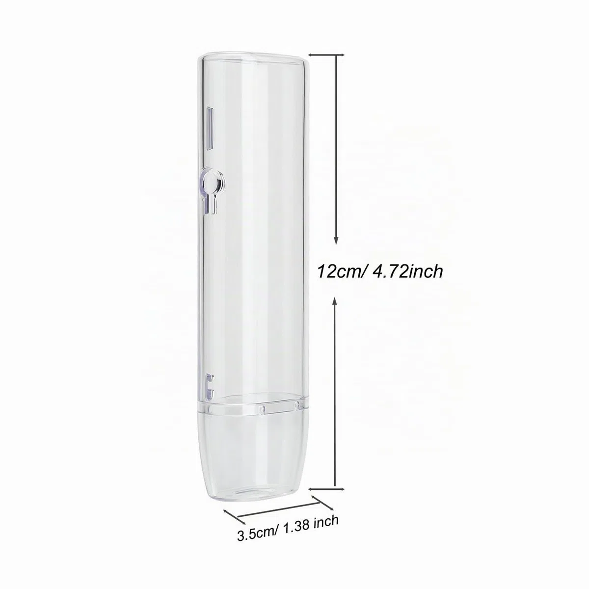 Custodia protettiva con cover rigida in PC + cordino per iqos iluma one/ILUMA i one (Trasparente)