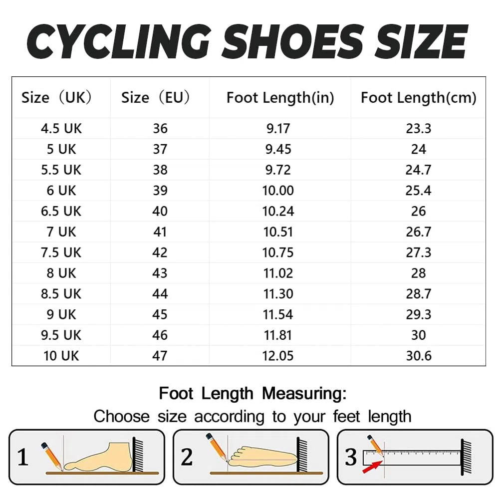 Scarpe MTB Uomo Donna Scarpe Ciclismo Unisex, Traspiranti Scarpe da Equitazione Scarpe MTB Road SPD Scarpe Ciclismo Strada con Blocco Pedale Scarpe da Ciclismo da Bici 36-47 EU