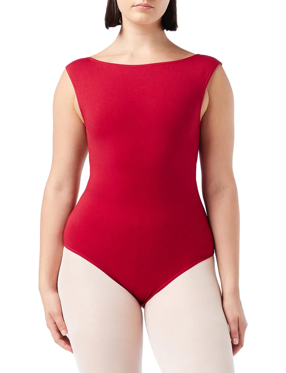 Capezio Classic Boat Neck Camisole Leotard Collezione Enb 126