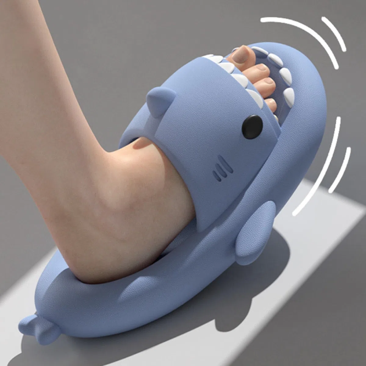 Ciabatte Squalo Donna Uomo Nuvola Squali Pantofole Comode Sharky Scarpe Gomma Cloud Shark Slides Slippers Unisex Adulti Taglia EU 36-47