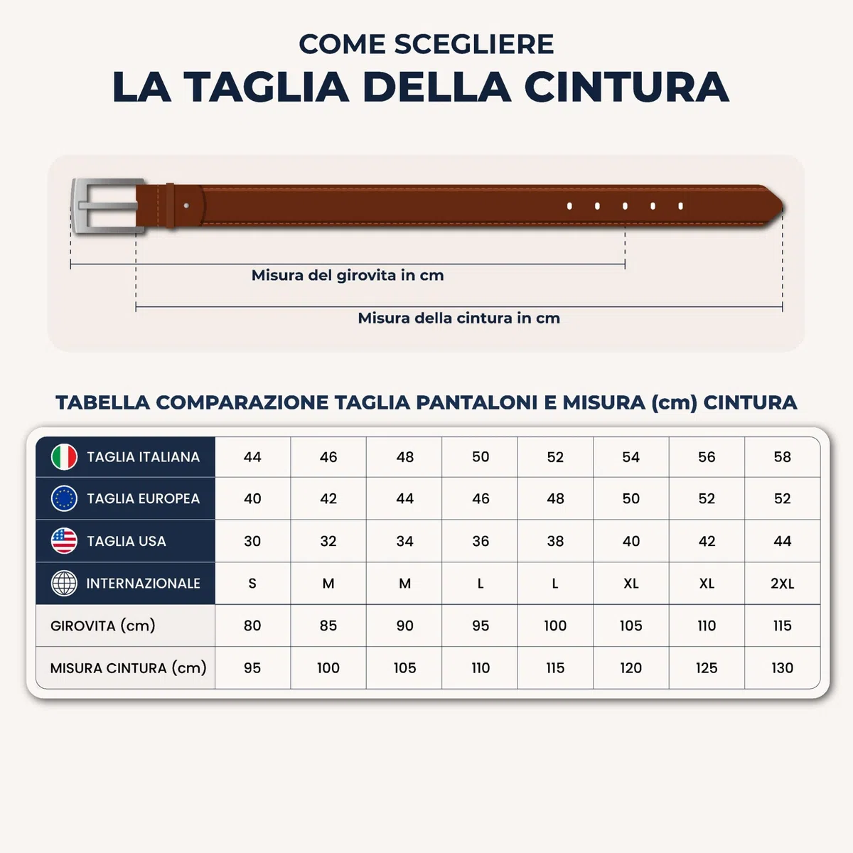 Navigare Cintura Elastica Intrecciata Made in Italy, Uomo e Donna, con Inserti in Vera Pelle