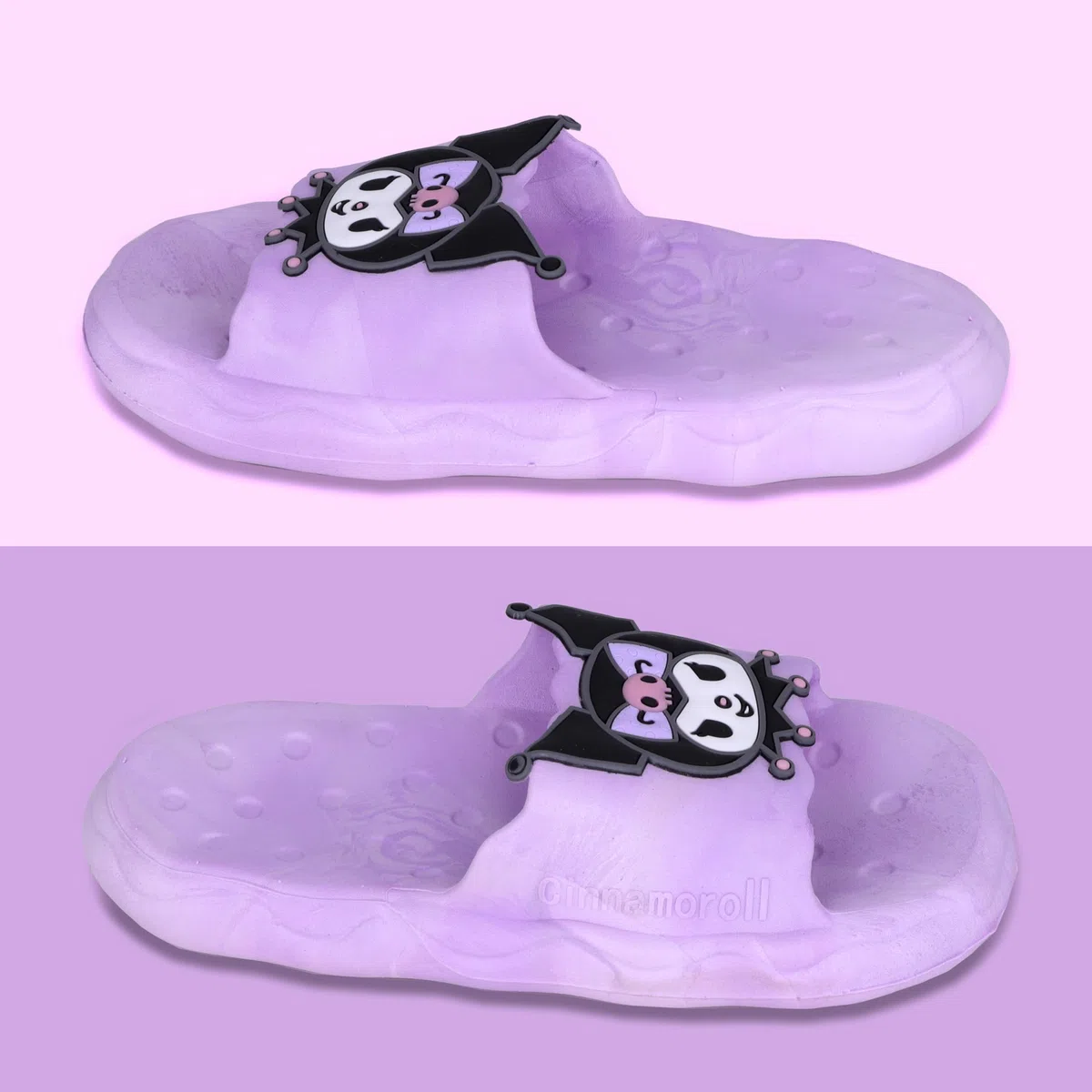 Roffatide Anime Cinnamoroll My Melody Kuromi Scivoli per ragazze Scivoli per la casa Sandali da doccia antiscivolo per il bagno Pantofole di gomma