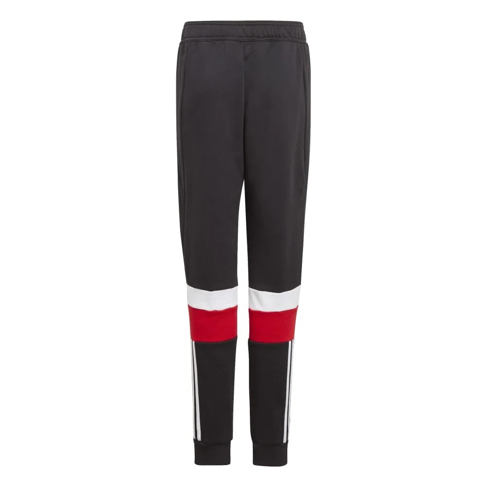 Adidas - Tiberio 3-Stripes Colorblock Fleece Pants Kids, Pantaloni Unisex - Bambini e Ragazzi